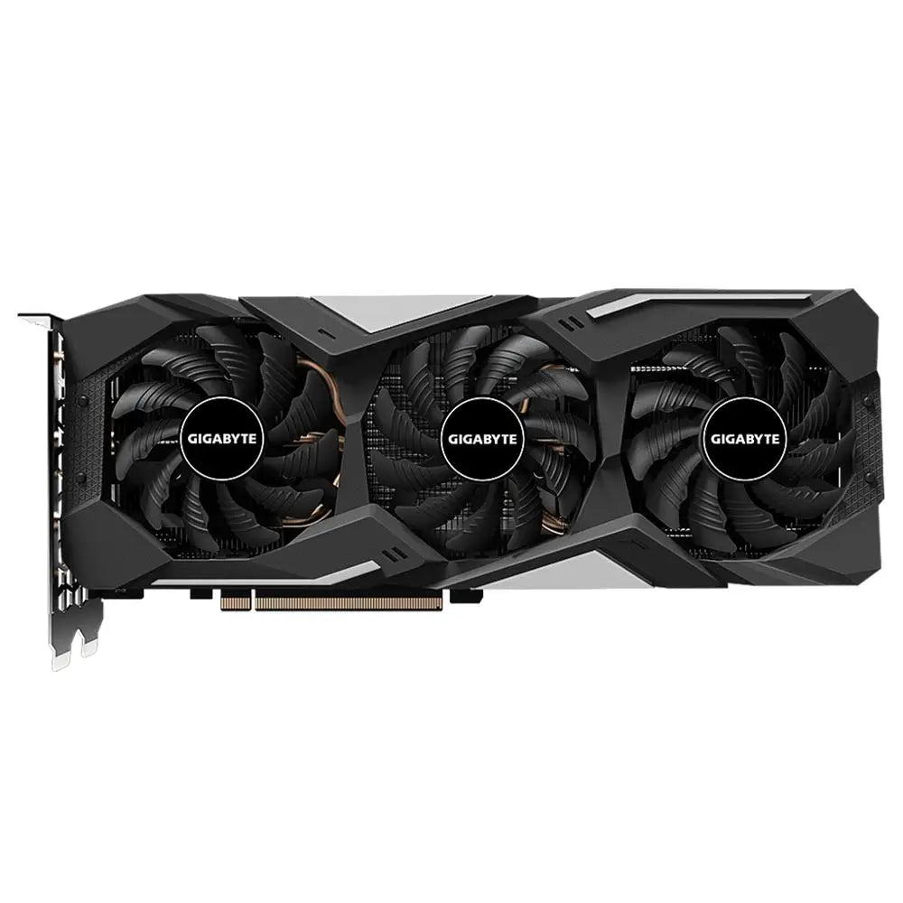 Used GIGABYTE GeForce GTX 1660 Ti GAMING OC 6G WINDFORCE 3X Cooling System with Alternate Spinning Fans Graphics Card