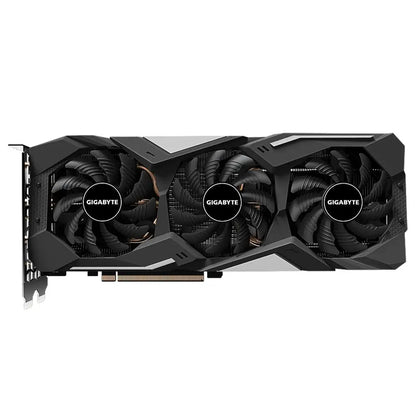 Used GIGABYTE GeForce GTX 1660 Ti GAMING OC 6G WINDFORCE 3X Cooling System with Alternate Spinning Fans Graphics Card
