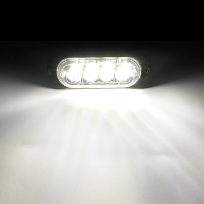 Car Grill Signal light FLASHING Warning Light trailer led lights 4 LED emergency lamp police strobe light TRUCK motorcycle SUV