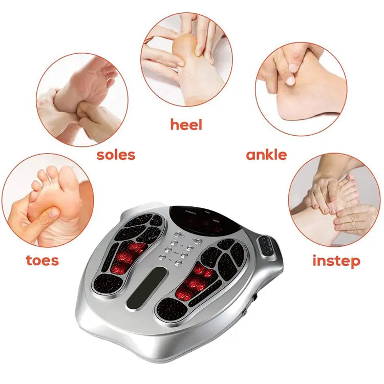 2021 Factory Oem Dropshipping Portable Reviews Pad Ems Foot Massage Mat Leg Electric Reflexology Reshaping Ems Foot Massager