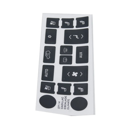 For Cadillac Escalade AC Climate Control Button Repair Restoration Decals Sticker