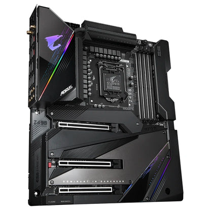 Used GIGABYTE Z490 AORUS XTREME with Intel Z490 Chipset LGA 1200 E-ATX Gaming Motherboard Support 10th Gen Intel Core Processor