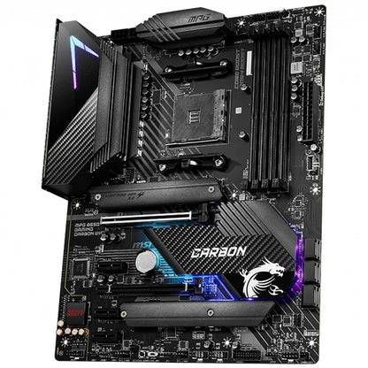 Used MSI MPG B550 GAMING CARBON WIFI AM4 AMD B550 ATX Gaming Motherboard Support AM4 Socket 3rd Gen AMD Ryzen Processors