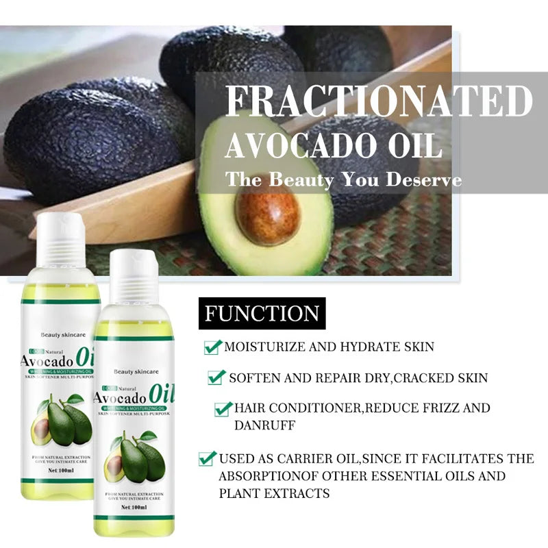 SHREE BEAUTY CARE 100% Pure Natural Avocado Carrier Oil-Top Grade OEM/ODM Private Packaging Exporter India Aromatherapy Cosmetic