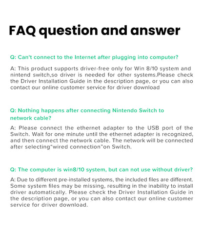 UGREEN USB Ethernet Adapter USB 3.0 Network Card to USB RJ45 Lan for PC Windows 10 Xiaomi Mi Box 3/S Nintend Switch Ethernet USB