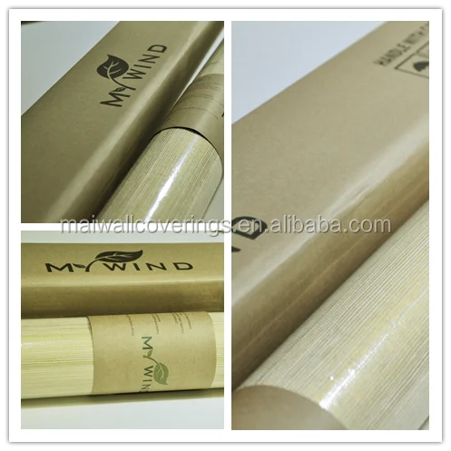 Mywind Free Sample Natural  Aspen Gold Bottom Harvest Gold Luxury 100% Material 3D Design Home Decor Cork Wallcoverings