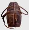 2025 New Custom High Quality Portable Light Weight Modern Style Waterproof Travel Crossbody Duffel Bag 100% Genuine Leather