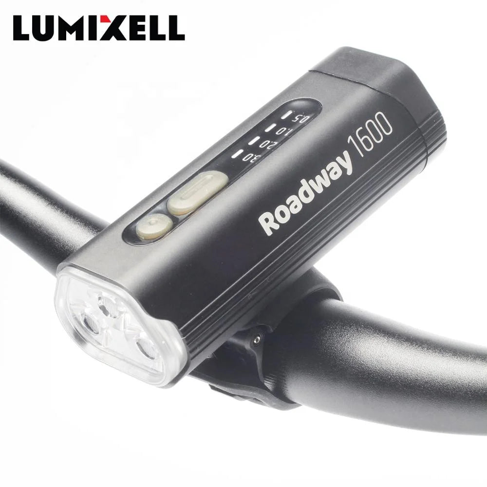 RTS Overstock 1600 Lumen Bike Light Rechargeable Front with Power Bank Bicycle Light