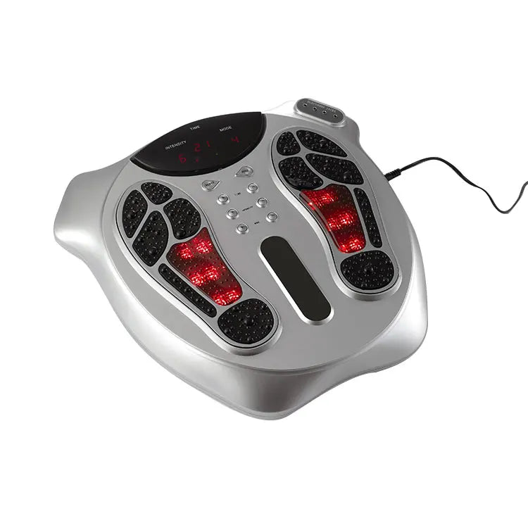 2021 Factory Oem Dropshipping Portable Reviews Pad Ems Foot Massage Mat Leg Electric Reflexology Reshaping Ems Foot Massager