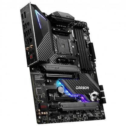 Used MSI MPG B550 GAMING CARBON WIFI AM4 AMD B550 ATX Gaming Motherboard Support AM4 Socket 3rd Gen AMD Ryzen Processors