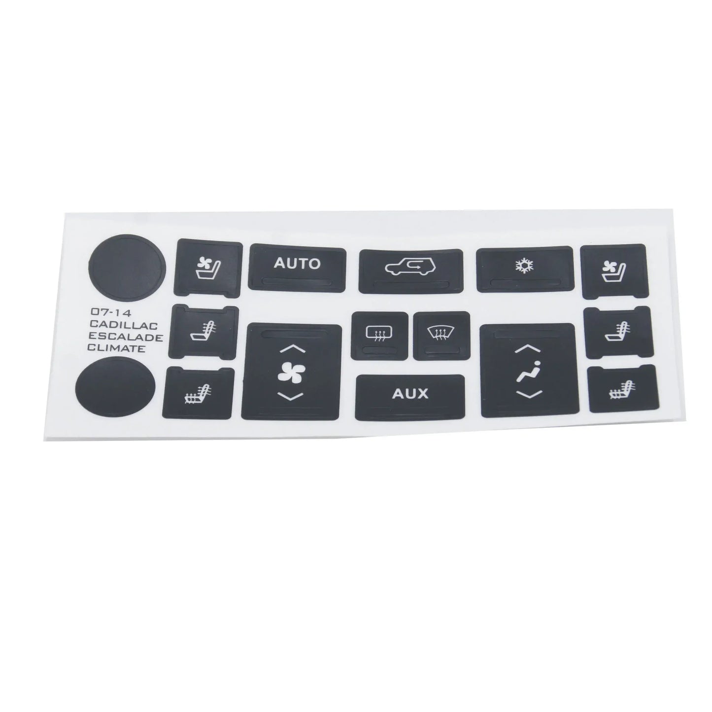 For Cadillac Escalade AC Climate Control Button Repair Restoration Decals Sticker