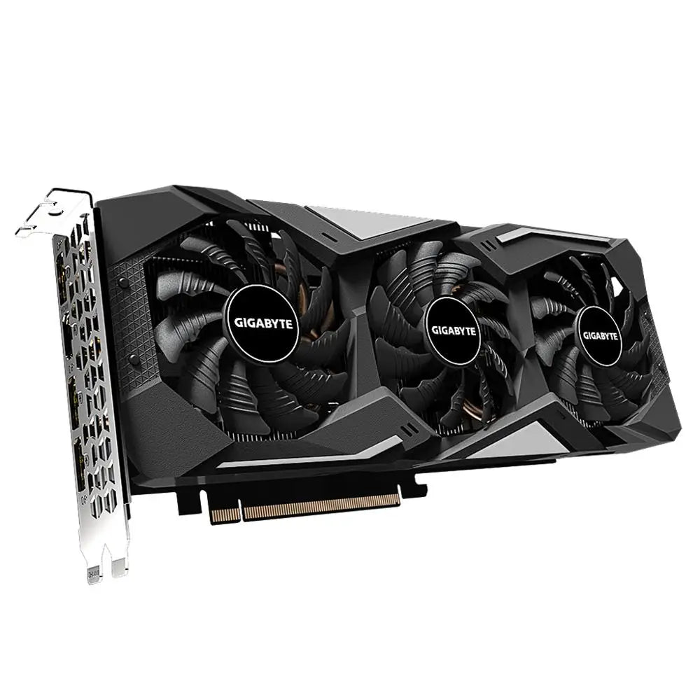 Used GIGABYTE GeForce GTX 1660 Ti GAMING OC 6G WINDFORCE 3X Cooling System with Alternate Spinning Fans Graphics Card