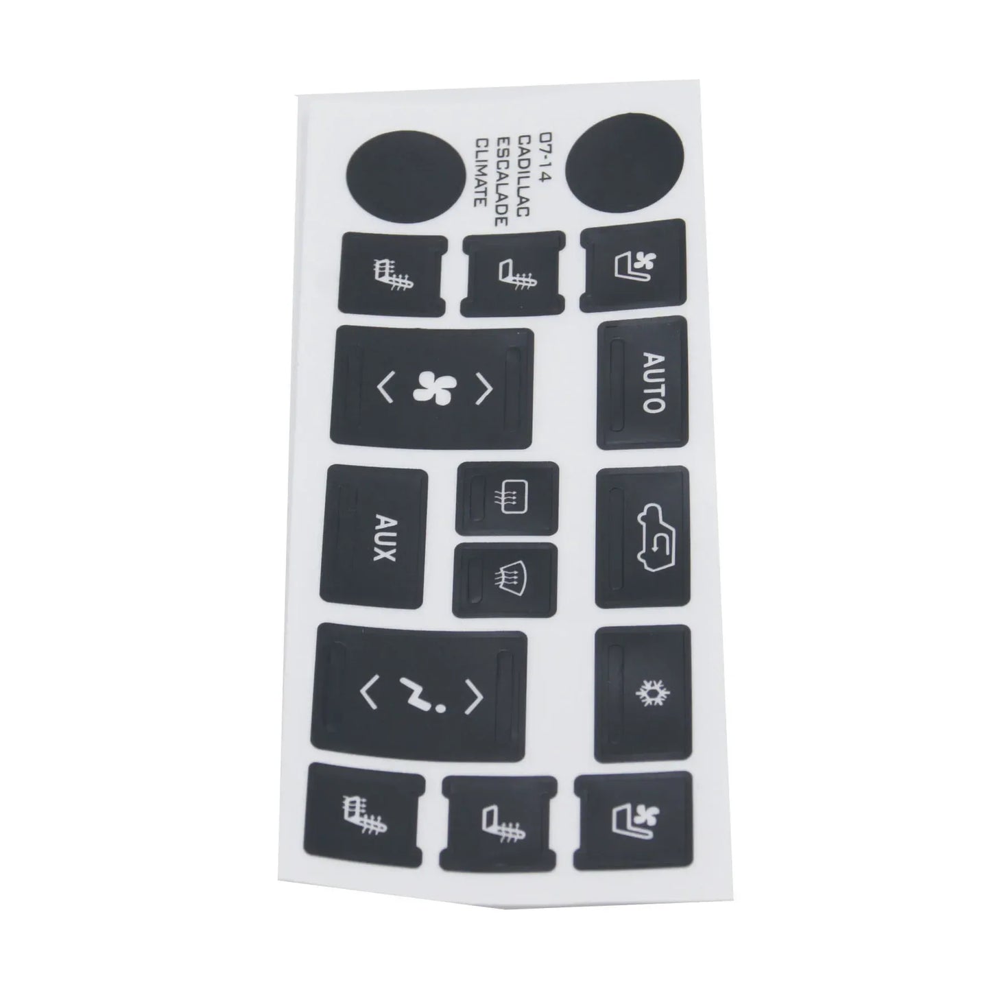 For Cadillac Escalade AC Climate Control Button Repair Restoration Decals Sticker