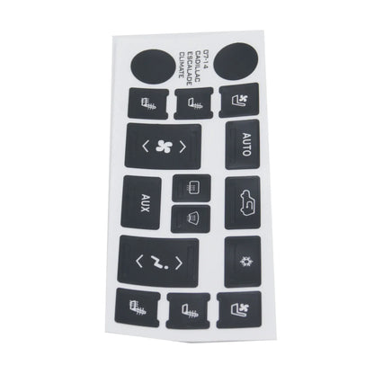 For Cadillac Escalade AC Climate Control Button Repair Restoration Decals Sticker