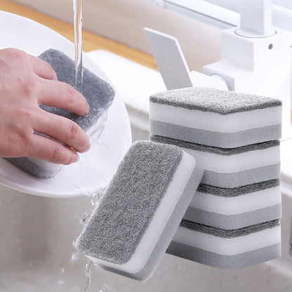 Double-sided Cleaning Spongs Household Scouring Pad Kit