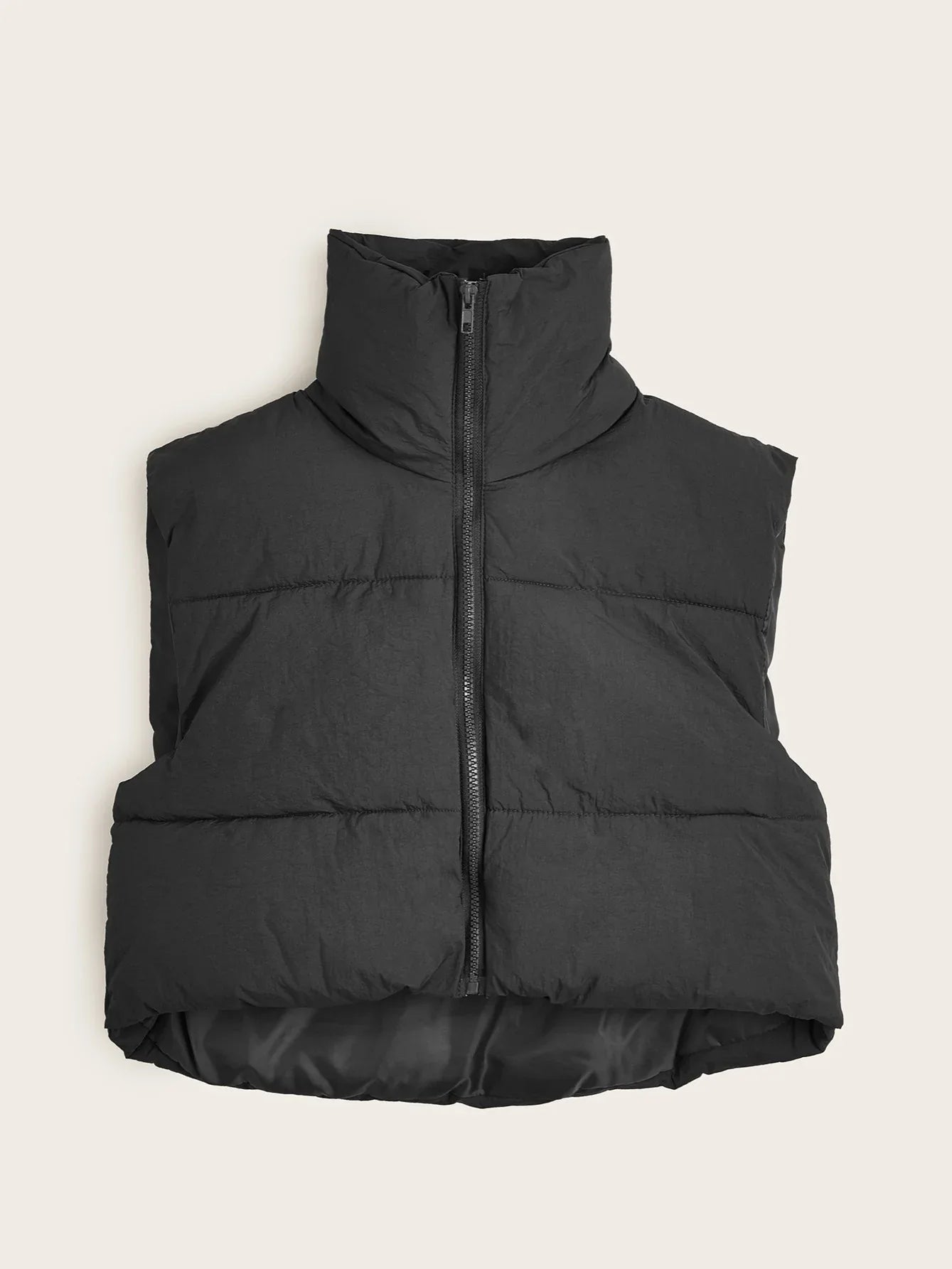 Women'S Sleeveless Vest - Vibrant Pink Slim-Fit Alternative Coat with Drawstring Hood, Zipper Front & Pockets for Fall/Winter Casual Wear, Casual Winter Wear | High Neckline Vest | Zippered Jacket