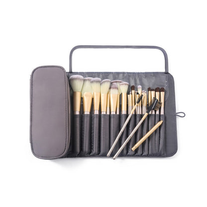 Large Capacity Makeup Brush Organizer Bag - Multi-Functional Korean Style Portable Cosmetic Pouch for Students