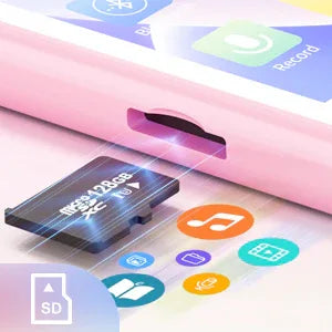 MECHEN 64GB MP3 Player Bluetooth 5.3 with 2.4" Full Touch Screen，Portable Digital Music Player with Speaker，FM Radio, Line Recor