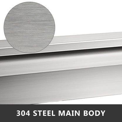 SucceBuy Waterfall Pool Fountain Stainless Steel Pipe Connector Spillway Garden Outdoor Pond Rectangular Swimming Pool Fountain